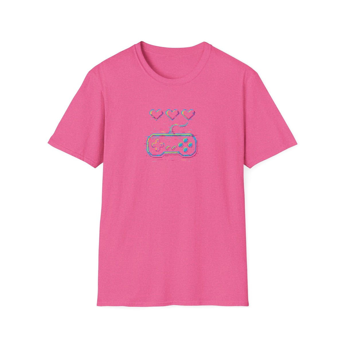 Three Hearts Gaming Controller T-Shirt