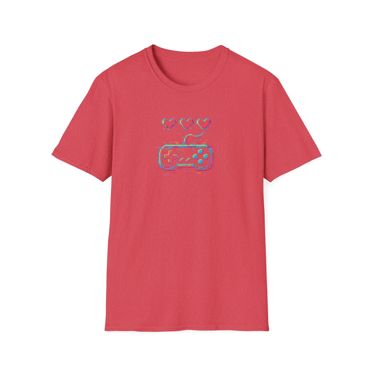 Three Hearts Gaming Controller T-Shirt
