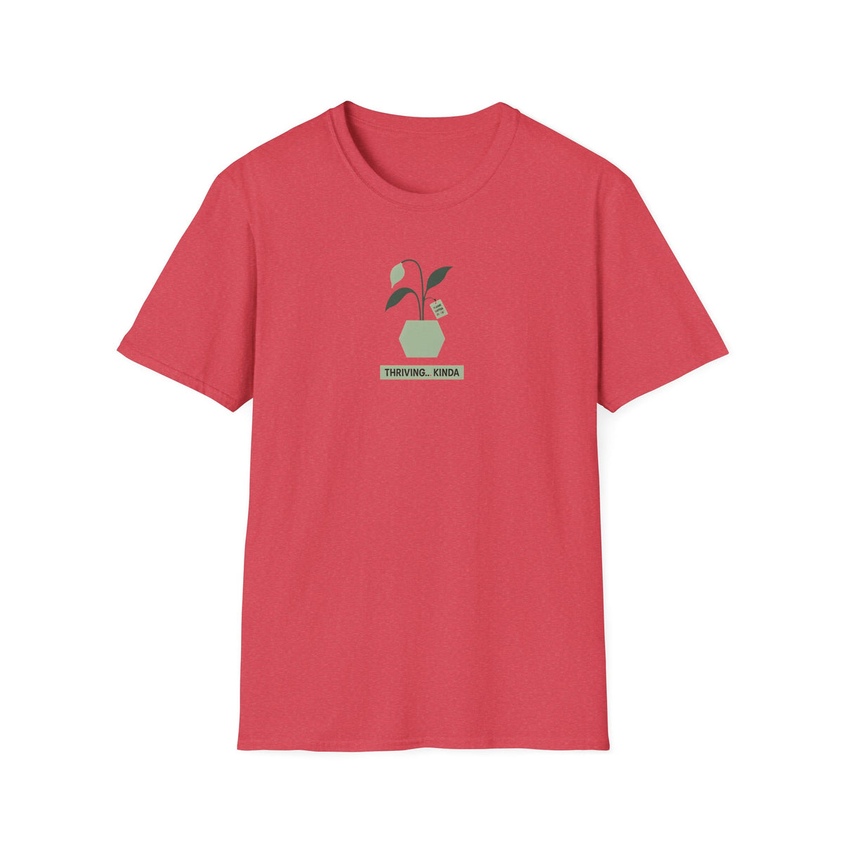 Thriving Plant Illustration T-Shirt